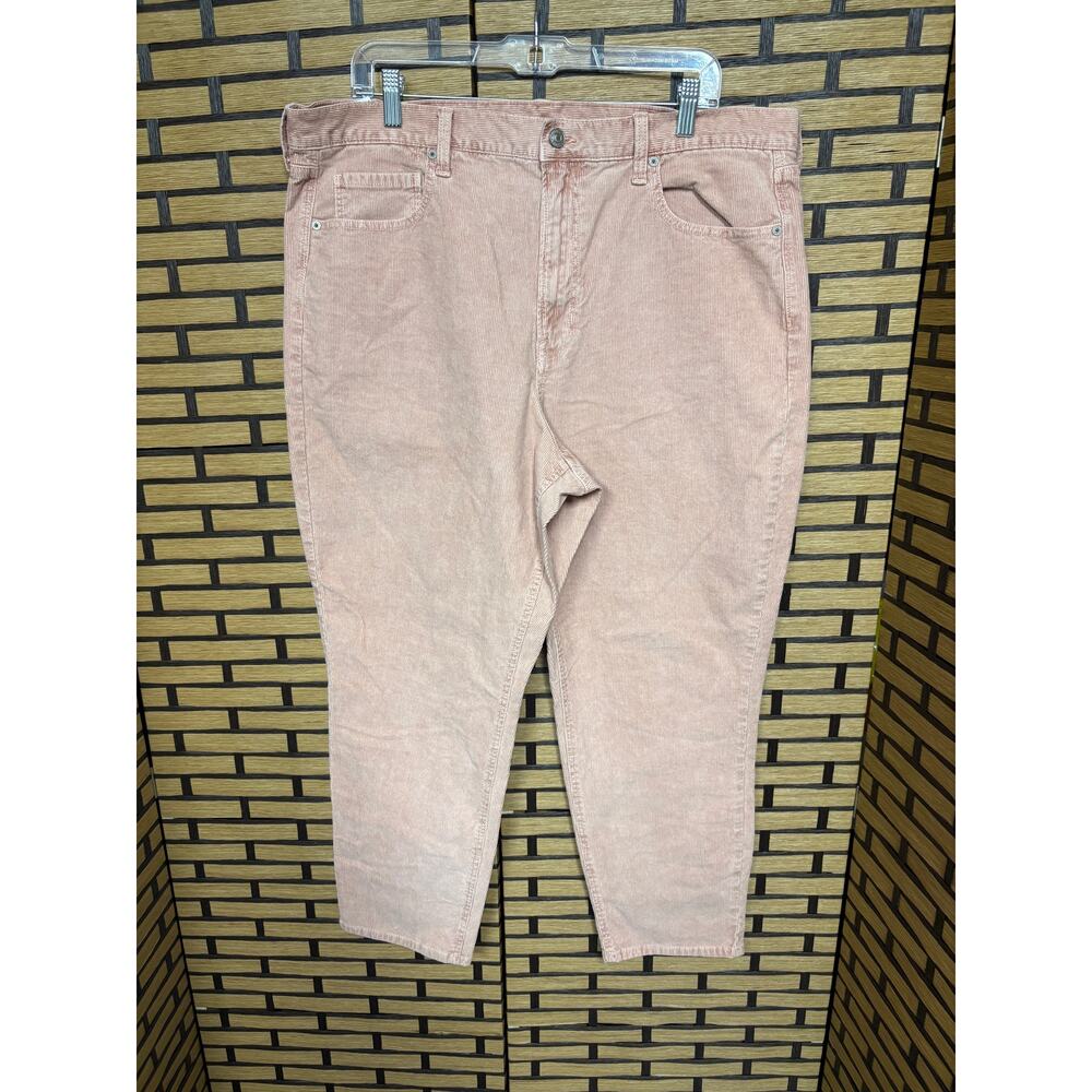 American Eagle Pink Corded Mom Jeans Size 18